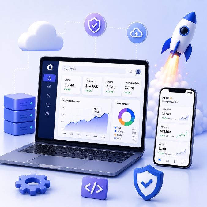 Scalable software product engineering for SaaS web and mobile applications