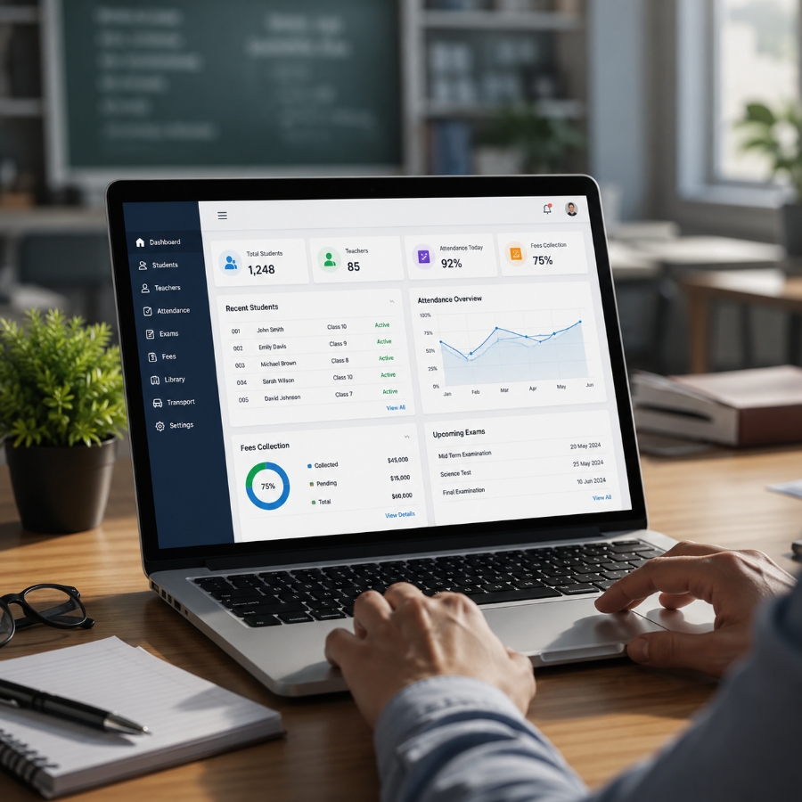 Custom school management software development services